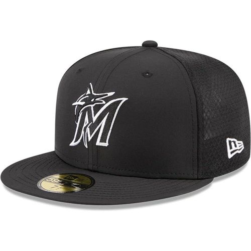 Casquette 59FIFTY Fitted Miami Marlins MLB Batting Practice 2026 Noir unisex - New Era Cap - Modalova