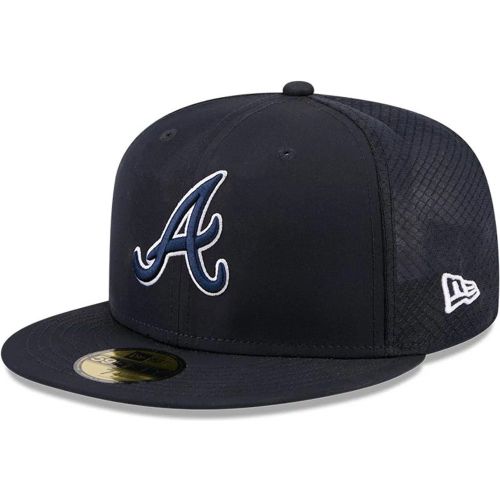 Casquette 59FIFTY Fitted Atlanta Braves MLB Batting Practice 2026 Bleu unisex - New Era Cap - Modalova