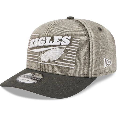 Casquette 9SEVENTY Stretch Snap Philadelphia Eagles Washed Denim Gris unisex - New Era Cap - Modalova