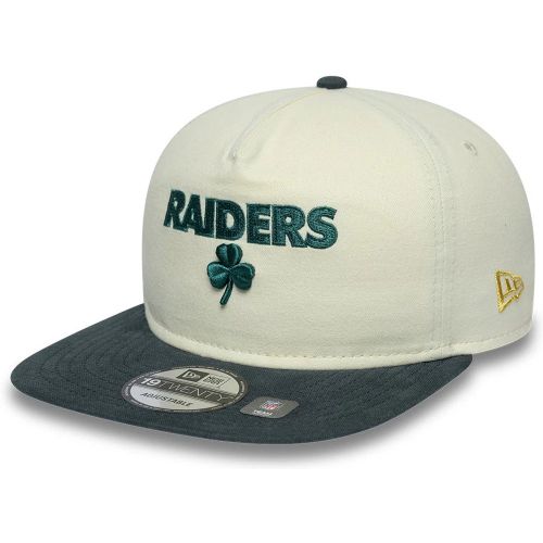 Casquette 19TWENTY Las Vegas Raiders NFL Metallic Logo Crème unisex - New Era Cap - Modalova