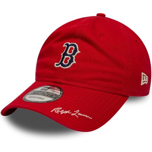 Casquette 9TWENTY Adjustable Boston Red Sox MLB x Ralph Lauren Rouge unisex - New Era Cap - Modalova