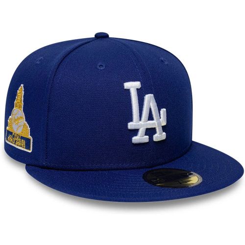 Casquette 59FIFTY Fitted LA Dodgers MLB Sidepatch Bleu foncé unisex - New Era Cap - Modalova