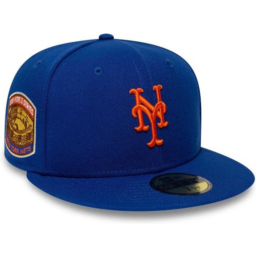 Casquette 59FIFTY Fitted New York Mets MLB Sidepatch Bleu unisex - New Era Cap - Modalova