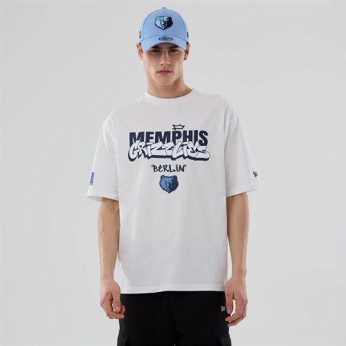 T-shirt Oversize Memphis Grizzlies NBA Berlin Game 2026 Blanc unisex - New Era Cap - Modalova