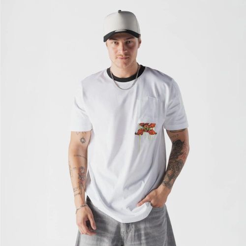 T-shirt Netflix Stranger Things Demogorgon Blanc unisex - New Era Cap - Modalova
