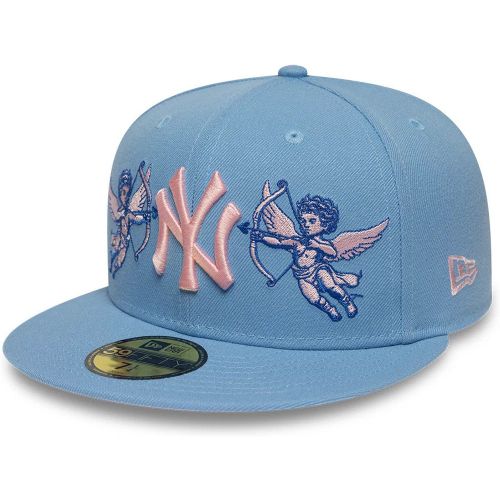 Casquette 59FIFTY Fitted New York Yankees MLB Cherub Bleu Pastel unisex - New Era Cap - Modalova