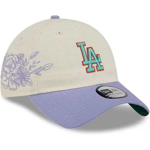 Casquette Casual Classic LA Dodgers MLB Lavender Flowers Blanc unisex - New Era Cap - Modalova