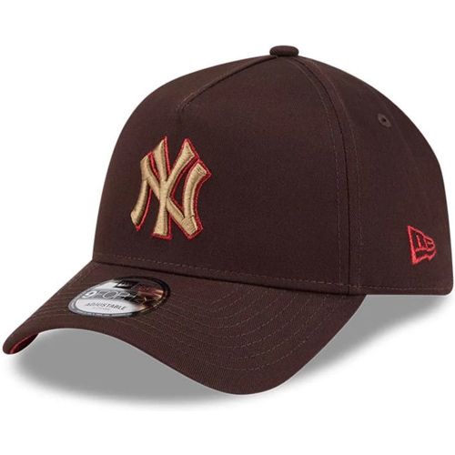 Casquette 9FORTY A-Frame New York Yankees MLB Choc Cherry Marron unisex - New Era Cap - Modalova