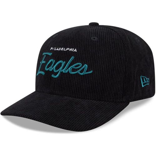 Casquette 9SEVENTY Stretch Snap Eagles NFL Cord Script Noir unisex - New Era Cap - Modalova