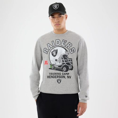 Pull à Col Rond Training 2026 Las Vegas Raiders NFL Gris unisex - New Era Cap - Modalova