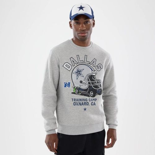Pull à Col Rond Training 2026 Dallas Cowboys NFL Gris unisex - New Era Cap - Modalova