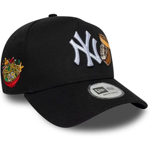 Casquette Food 9FORTY A-Frame New York Yankees MLB ajustable noire unisex - New Era Cap - Modalova