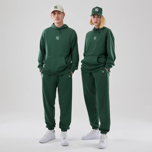 Sweat à capuche Oversize New York Yankees League Essential Vert foncé unisex - New Era Cap - Modalova
