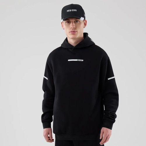 Sweat à Capuche Oversize New Era Tech Noir unisex - New Era Cap - Modalova
