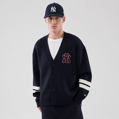 Cardigan Tricoté New York Yankees MLB Bleu marine unisex - New Era Cap - Modalova