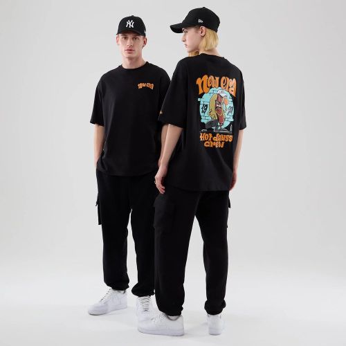 T-shirt Oversize New Era Food Graphic Noir unisex - New Era Cap - Modalova