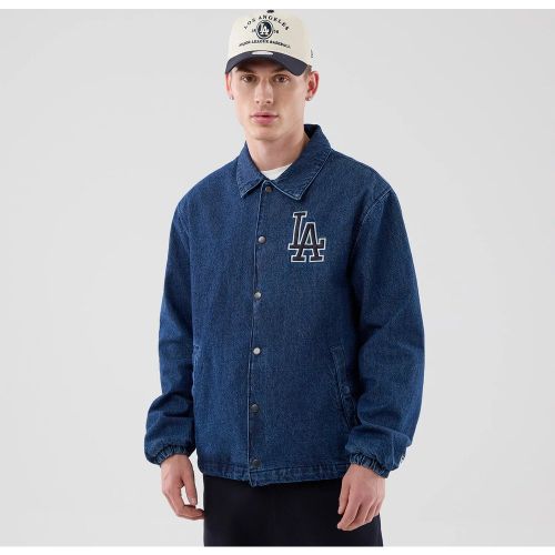 Veste Coach en Jean LA Dodgers MLB Bleu foncé unisex - New Era Cap - Modalova