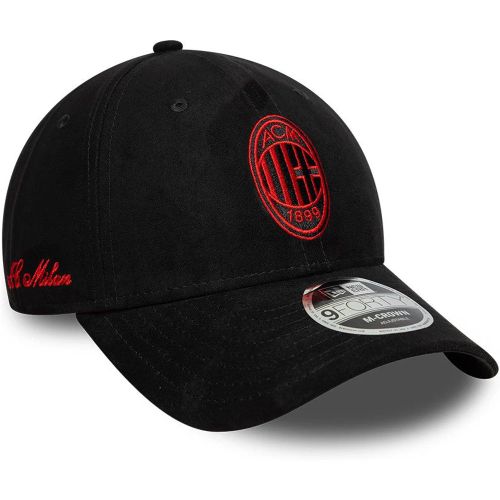 Casquette 9FORTY M-Crown AC Milan Faux Suede Noir unisex - New Era Cap - Modalova