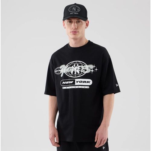 T-shirt Oversize New York Yankees MLB Logo Graphic Noir unisex - New Era Cap - Modalova