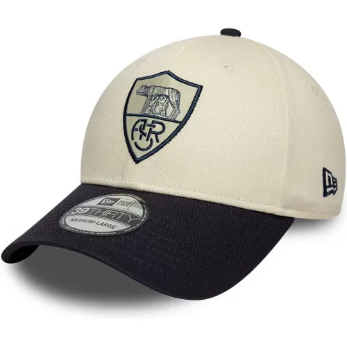 Casquette 39THIRTY Stretch Fit AS Roma Crème unisex - New Era Cap - Modalova