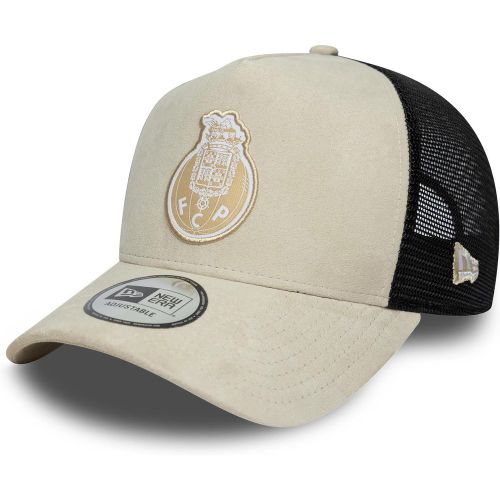 Casquette 9FORTY A-Frame Trucker FC Porto Faux Suede Crème unisex - New Era Cap - Modalova