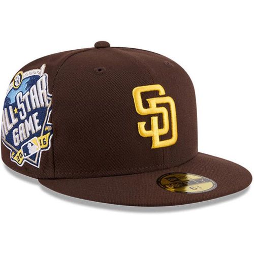 Casquette 59FIFTY Fitted San Diego Padres MLB Hidden Hit Marron foncé unisex - New Era Cap - Modalova