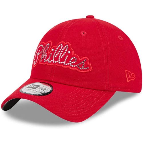 Casquette Casual Classic en Strass Philadelphia Phillies MLB Rouge unisex - New Era Cap - Modalova