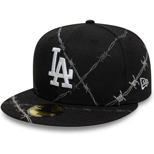Casquette 59FIFTY Fitted LA Dodgers MLB Wire Noir unisex - New Era Cap - Modalova