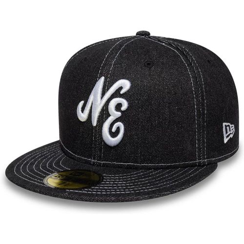 Casquette 59FIFTY Fitted New Era Denim Noir unisex - New Era Cap - Modalova