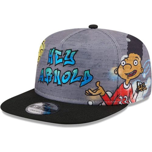 Casquette 9FIFTY A-Frame Snapback Ajustable Hey Arnold Graffiti Gris unisex - New Era Cap - Modalova
