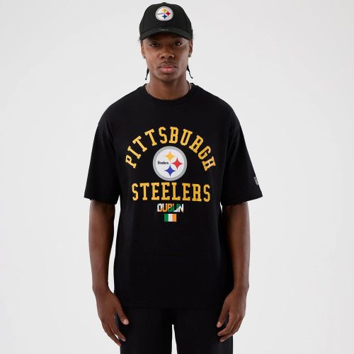 T-shirt Oversize Pittsburgh Steelers NFL International Series Games unisex - New Era Cap - Modalova