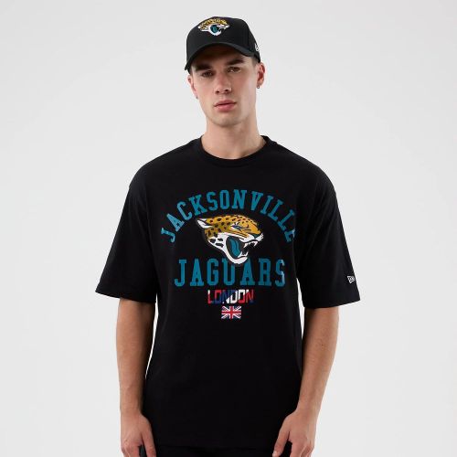 T-shirt Oversize Jacksonville Jaguars NFL International Series Games Noir unisex - New Era Cap - Modalova