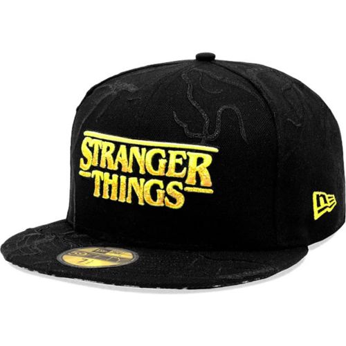 Casquette 59FIFTY Fitted Stranger Things All Over Print Noir unisex - New Era Cap - Modalova