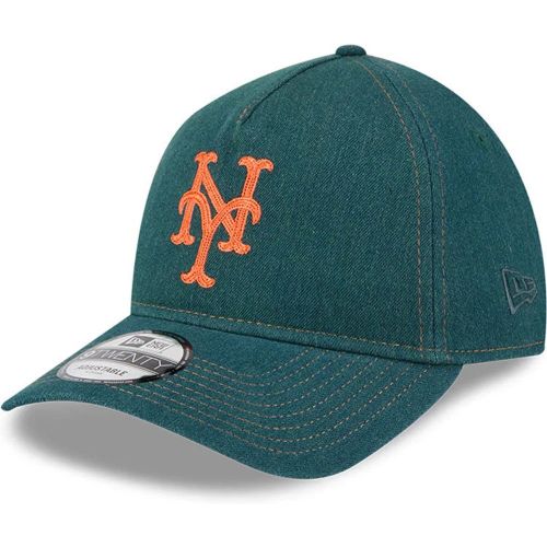 Casquette 9TWENTY A-Frame New York Mets MLB Forest Denim Vert unisex - New Era Cap - Modalova