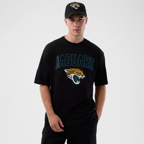T-shirt Oversize Jacksonville Jaguars NFL International Series Games Script Noir unisex - New Era Cap - Modalova