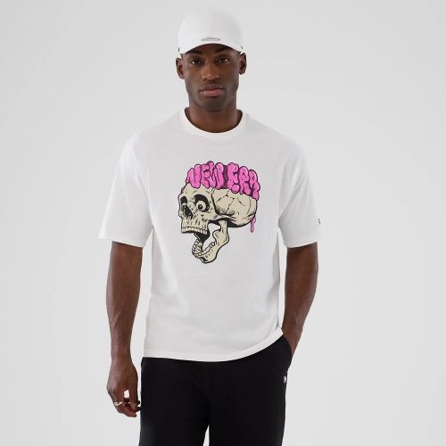 T-shirt Oversized Skull Graphic New Era Halloween unisex - New Era Cap - Modalova