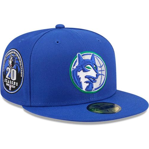 Casquette 59FIFTY Fitted Minnesota Timberwolves Hardwood Classic Bleu unisex - New Era Cap - Modalova
