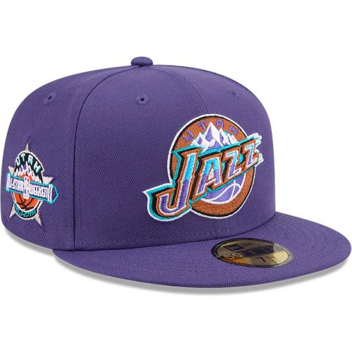 Casquette 59FIFTY Fitted Utah Jazz NBA Hardwood Classic Violet unisex - New Era Cap - Modalova