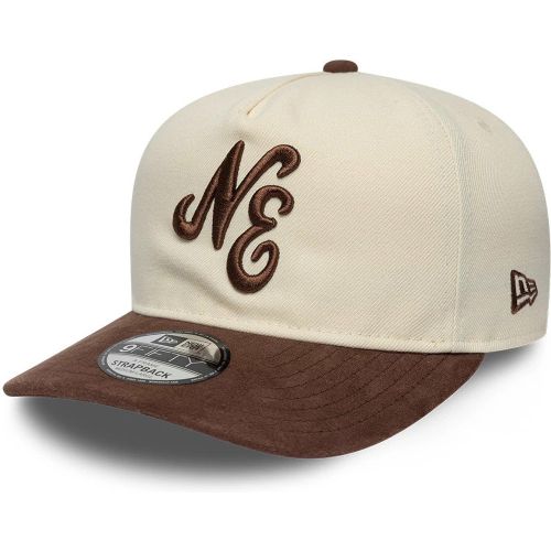 Casquette 9FIFTY A-Frame New Era Suede Visor Crème unisex - New Era Cap - Modalova