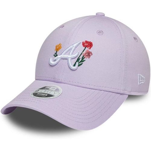 Casquette Femme 9FORTY Atlanta Braves MLB Floral Icon Violet pastel unisex - New Era Cap - Modalova