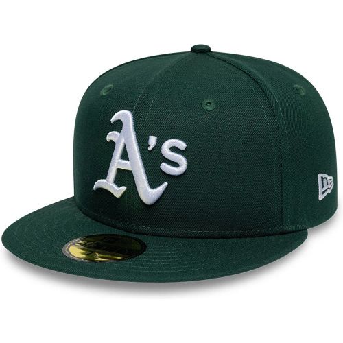 Casquette 59FIFTY Fitted Athletics MLB League Essential Vert foncé unisex - New Era Cap - Modalova