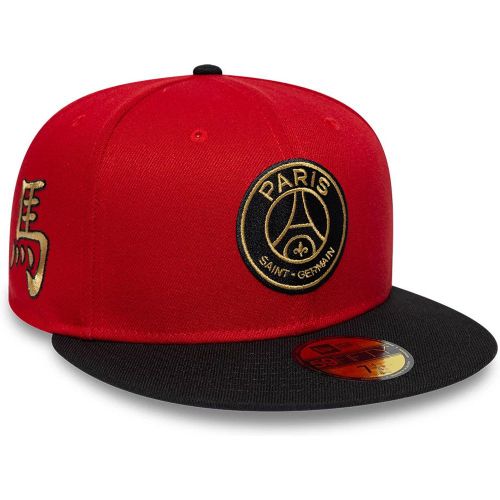 Casquette 59FIFTY Fitted Paris Saint-Germain Nouvel An Chinois Rouge unisex - New Era Cap - Modalova
