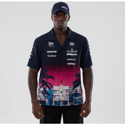 T-shirt Williams Miami Race Special Bleu marine unisex - New Era Cap - Modalova