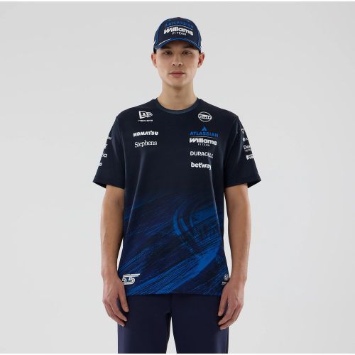 T-shirt Tech Williams Carlos Sainz Bleu marine unisex - New Era Cap - Modalova