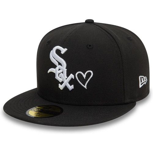 Casquette 59FIFTY Fitted MLB Heart Icon Chicago White Sox Noir unisex - New Era Cap - Modalova