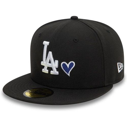 Casquette 59FIFTY Fitted MLB Heart Icon LA Dodgers Noir unisex - New Era Cap - Modalova