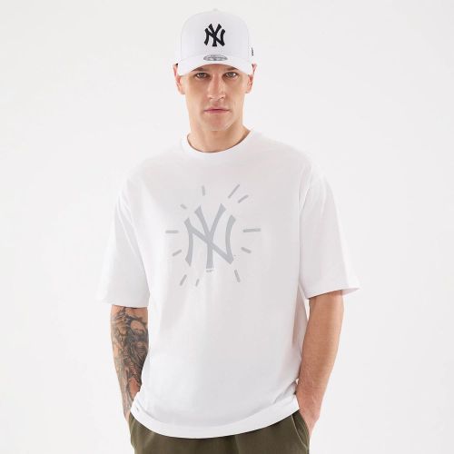 T-shirt 59FIFTY Day Graphic New York Yankees MLB Blanc unisex - New Era Cap - Modalova