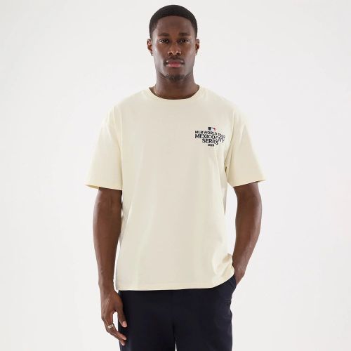 T-shirt Mexico City Series 2026 Dueling Logo MLB Crème unisex - New Era Cap - Modalova