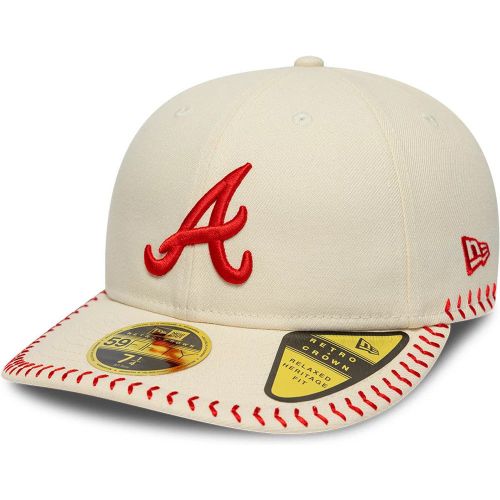 Casquette 59FIFTY Fitted Retro Crown Baseball Stitch Atlanta Braves unisex - New Era Cap - Modalova
