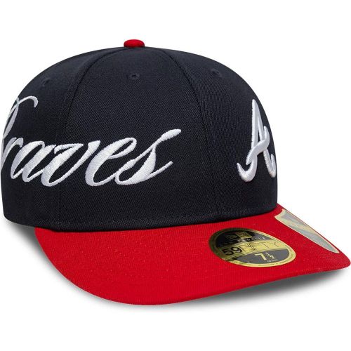 Casquette 59FIFTY Low Profile Fitted Side Script Atlanta Braves MLB unisex - New Era Cap - Modalova